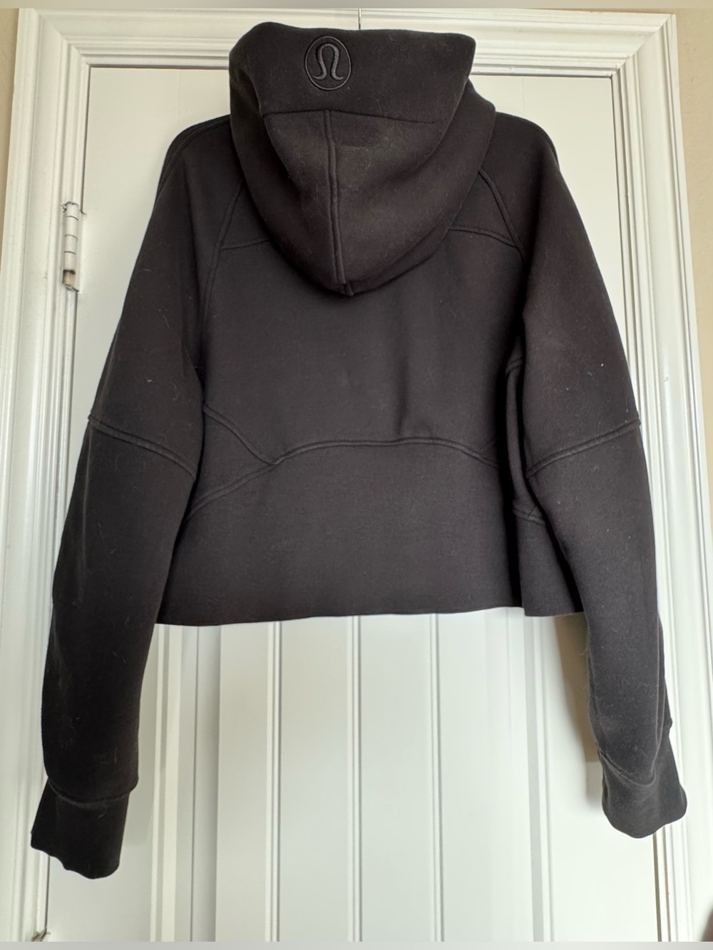 Lululemon Scuba Oversized 1/2 Zip Hoodie Black Size M/L - Picture 9 of 15